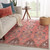 Jaipur Living Lani Medallion Pink And Blue 6' x 9' Area Rug RUG151766