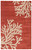 Jaipur Living Bough Handmade Abstract Coral And Tan 8'x11' Area Rug RUG121232