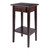 Winsome Wood Transitional Antique Walnut Composite Wood Accent Table 94430