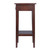 Winsome Wood Transitional Antique Walnut Composite Wood Accent Table 94430