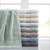 Madison Park Signature Cotton 6 Piece Bath Towel Set With Light Blue MPS73-455