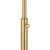 Pacific Coast Lighting Metal And Glass Floor Lamp With Warm Gold Finish 86F73