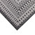 Transocean Malibu Etched Border 2'7" x 3'11" Rug With Charcoal MAU34822847