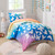 Mi Zone Kids Polyester Printed Comforter Set With Blue And Purple MZK10-245