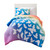 Mi Zone Kids Polyester Printed Comforter Set With Blue And Purple MZK10-246