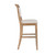 Linon Farm House Emmy Natural Bar Stool With Grey Wash Finish BS236NAT01U