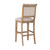 Linon Farm House Emmy Natural Bar Stool With Grey Wash Finish BS236NAT01U