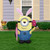 48" LED Lighted Inflatable Minion Stuart Easter Outdoor Decor