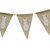 70" Beige and White Hanging Easter Bunny Banner