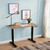 Legacy Home Electric Wood Standing Desk With Oak Finish DSK-C2010182-GWG