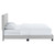 Modway Celine Channel Tufted Velvet Queen Bed In Light Gray Finish MOD-6330-LGR