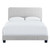 Modway Celine Channel Tufted Velvet Full Bed In Light Gray Finish MOD-6331-LGR