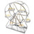 23.50" LED Lighted Ferris Wheel Cupcake Holder