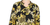 NY Collection Women's Petite Printed High-Low Top Gold Size Petite Small