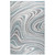 Transocean Malibu Waves 4'10" x 7'6" Rug With Aqua Finish MAU58822204