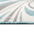 Transocean Malibu Waves 4'10" x 7'6" Rug With Aqua Finish MAU58822204