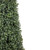 4' Artificial Two-Tone Boxwood Pyramid Topiary Tree with Round Pot, Unlit