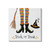 Witch Socks and Boots "Trick or Treat" Halloween Stretched Canvas Wall Art, 30" x 30"