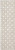 Nicole Curtis Contemporary 2'3" x 8' Runner Rug With Grey Finish 099446879509