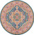 Nourison Passion 8' x Round Area Rug With Teal Finish 099446765260