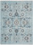Nourison Lennox 9' x 12' Area Rug With Light Blue Grey Finish 099446888471