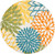 Nourison Aloha 7'10" x Round Area Rug With Turquoise Finish 099446827159
