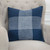 Rizzy Home Transitional Plaid Poly Filled Pillow With Indigo PILT14635IN002020