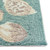 Liora Manne Capri Seashell Border 7'6" x 9'6" Aqua Area Rugs CAP71172304