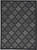 Nourison Easy Care 5' x 7' Area Rug With Charcoal And Black Finish 099446041203