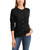 Karen Scott Women's Petite Luxsoft Button Cardigan Black Size Petite Small