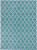 Nourison Amore Aqua Shag Area Rug in 6'7"L x9'6"W