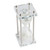 AB Home Urban Industrial Hourglass With White Finish 76878