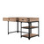 Home Meridian Rustic Industrial Brown Desk With Storage J004-914-001