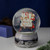 6.5" Norman Rockwell 'Santa Looking at Two Sleeping Children' Christmas Snow Globe