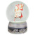 6.5" Norman Rockwell 'Santa Looking at Two Sleeping Children' Christmas Snow Globe