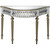 Camden Isle Atelier Champagne Half Moon Glass Console Table CI-86643