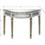 Camden Isle Atelier Champagne Half Moon Glass Console Table CI-86643