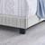 Modway Celine Channel Tufted Velvet Twin Bed In Light Gray Finish MOD-6332-LGR