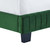 Modway Celine Channel Tufted Velvet Twin Bed With Emerald Finish MOD-6332-EME