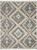 Nourison Scandinavian Shag 7'10" x 10'6" Grey And Ivory Area Rug 099446716217
