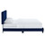 Modway Celine Channel Tufted Performance Velvet Full Bed In Navy MOD-6331-NAV