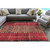 Transocean Marina Tribal Stripe 3'11" x 5'10" Rug With Red Finish MNA46805724