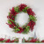 5' x 8" Frosted Pine and Red Berry Christmas Garland - Unlit