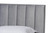 Baxton Studio Glam Queen Bed In Grey And Black Finish CF8747X-Grey Velvet-Queen