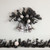 Pre-Lit Battery Operated Black Pine Artificial Christmas Garland - 9' x 6" -  Cool White LED Lights