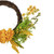 Peonies Artificial Fall Harvest Twig Wreath, 22-Inch, Unlit