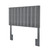 Accentrics Home Crushed-Velvet Full Queen Headboard With Gray DS-D367-250-2
