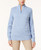 Karen Scott Women's Marled-Knit Quarter-Zip Sweater Blue Size X-Small