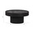 28" Black Powder Coated Round Coffee Table