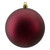 12ct Burgundy Red Shatterproof Matte Christmas Ball Ornaments 4" (100mm)